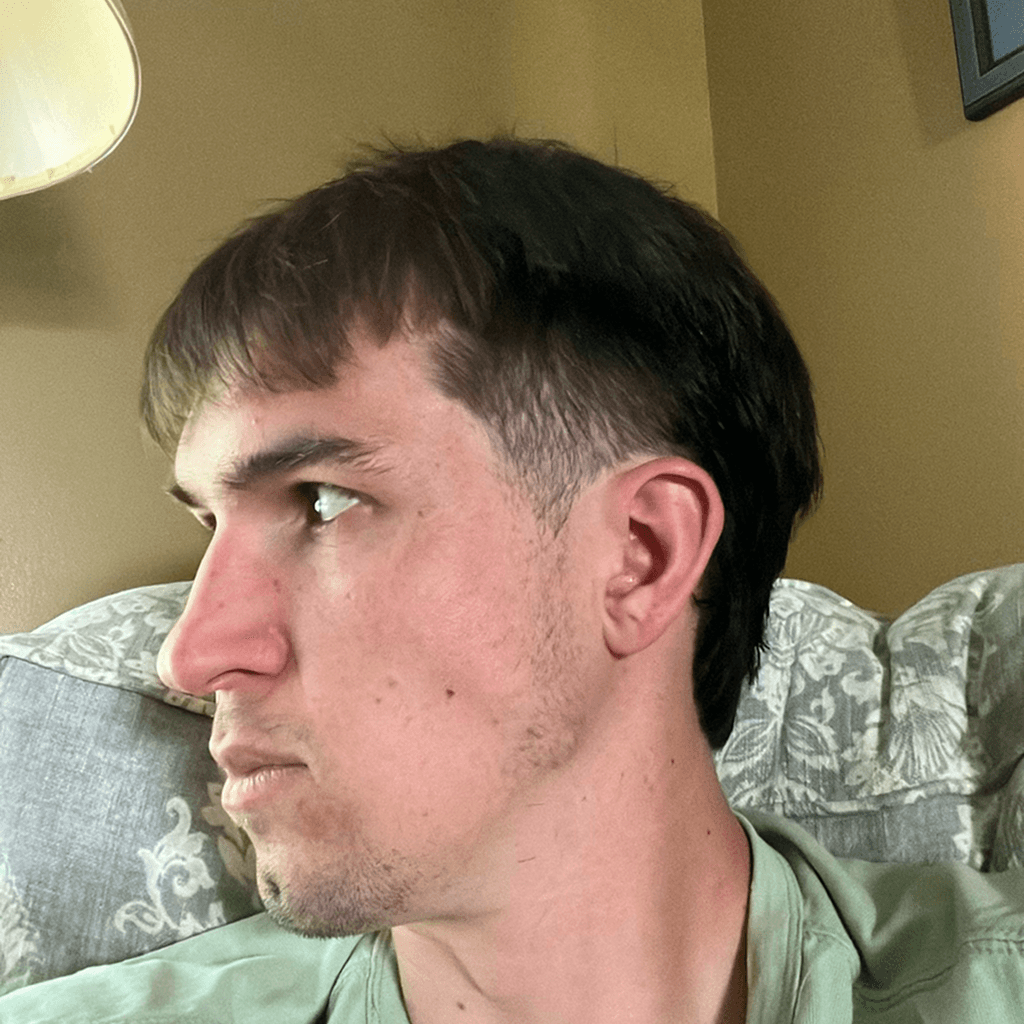 Before: Textured crop
